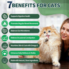 Wagmee Cat Probiotics Chicken-Krill flavor highlights real chicken and krill for taste and gut support.