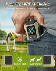 Wagnation Safe Shock setting with gentle correction for training.