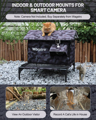 Wagstro exit-only door cat house—secure access for outdoor or feral cats.