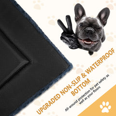 WagWonders dog bed mat anti-slip bottom prevents shifting during use