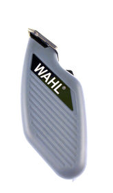 Wahl Pocket Pro compact trimmer near eye area for gentle, precise grooming