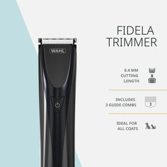 Fidela Trimmer LED indicator and compact body for easy visibility and travel.