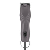 Wahl Pro Animal KM10+ clipper front purple, delivers quiet, professional grooming.