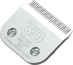 Wahl Professional Animal 30 fine blade closeup for precise 0.8mm trims.
