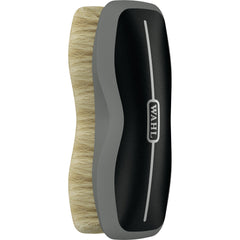 Wahl Professional Horse Face Brush in black front view showing gentle dirt removal