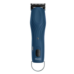 Wahl KMC+ clipper navy housing design offers comfortable, ergonomic grooming grip.