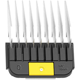 Wahl professional animal stainless-steel attachment guide comb delivers precise 5/8-inch cuts on pets.