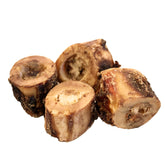 W WAHOO LOCKER packaging with 4-count smoked beef bones for dogs' entertainment