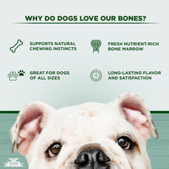 W WAHOO LOCKER bone texture closeup showing natural look and flavor