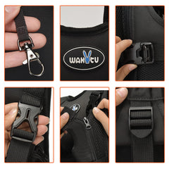 Wakytu dog front carrier anti-escape features keep pets safe during adventures.