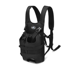 Wakytu dog front carrier shoulder straps provide cushioned support for long hikes.