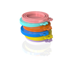 WANBAO colorful lids on a can highlight easy food organization.