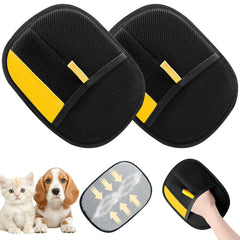 WANGXYZ pet hair remover gloves on hand for fast fur removal