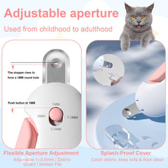 Wanheart adjustable levels for 1–3.5 mm claws during home grooming.