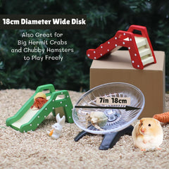 Wanwanzi quiet-operation wheel pictured in a calm pet habitat