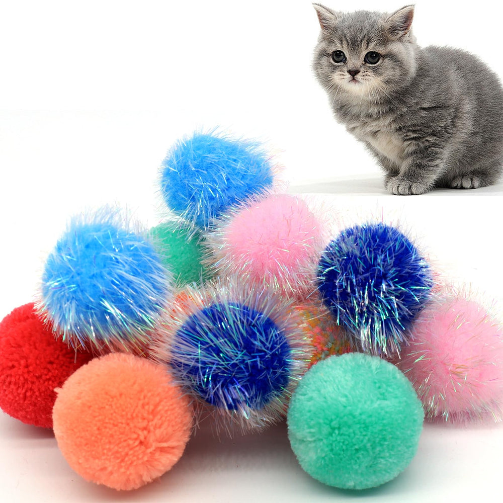 WaoDoing sparkle ball cat toy in motion promotes active chasing indoors.