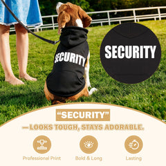 Waoduld 5XL dog sweater hood and pocket detail adds classic style and utility.