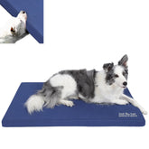 Warfort XXX-Large durable outdoor dog bed blue rolled for crate stability and comfort.