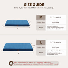 Warmrest removable cover allows easy cleaning of the dog bed.