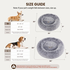 Warmrest washable dog bed faux fur—easy cleaning after use.