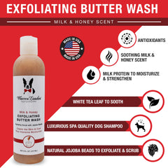 Bolas de jojoba exfoliantes de Warren London eliminan suciedad sin irritación.
