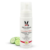 Warren London foaming pet facial bottle showing 8oz size for tear-free cleansing.