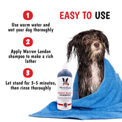 Warren London Magic Black Berry scent close-up highlighting pleasant fragrance during bath.