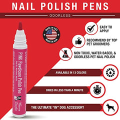 Warren London Pawdicure pens drying in under one minute after application