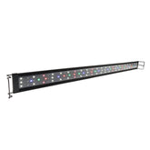 WaterRebirth Ultra-Slim Full Spectrum LED light mounted over a 48-54 inch tank for even illumination.