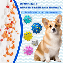 Wavevo dog ball floating water side demonstrates water-play suitability and visibility.