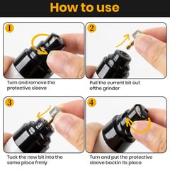 WAZNFYV Silent Groom Pro two-speed settings provide gentle to deeper grinding options.