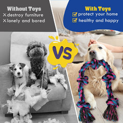 WDZZHOT natural cotton texture close-up emphasizes safe, chew-friendly fibers.