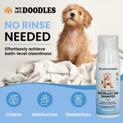 We Love Doodles post-use look shows a softer, refreshed coat.