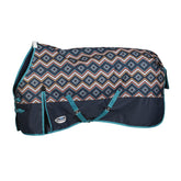 WeatherBeeta ComFiTec Essential Sedona Star Print rug, front view, promotes secure turnout fit.