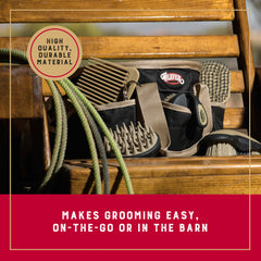 Weaver Leather Grooming Kit hoof-pick and curry combo for efficient dirt and sweat removal