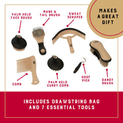 Weaver Leather palm held curry comb with comfortable grip for thorough cleaning