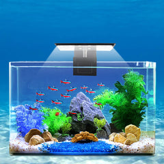 WEAVERBIRD aquarium light clip lamp 6W 12LED providing bright, efficient tank illumination