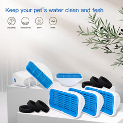 WECATION ten-filter and ten-sponge pack offers convenient replacements.