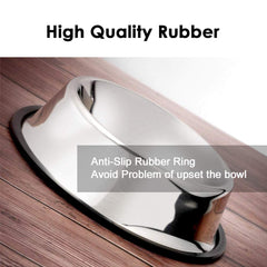 WEDAWN stainless steel dog bowl 2-pack for multi-pet households.