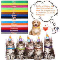 Weewooday 15-color whelp ID set simplifies newborn pet identification