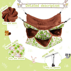 Weewooday 3-piece rat hammock green layer supports multi-level play and lounging.