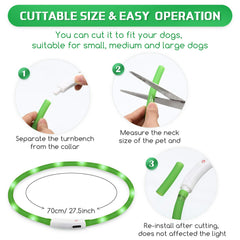 Weewooday blue light up dog collar enhances nighttime safety during strolls.