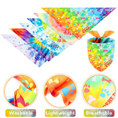 Weewooday breathable polyester bandana keeps pets cool on warm days.