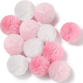 Weewooday cat pom pom ball pink – soft plush toy for interactive play and exercise.