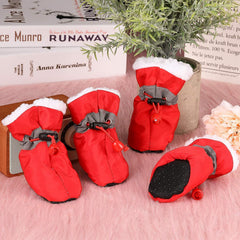 Weewooday dog boots offer anti-slip warm-paw protection during winter strolls