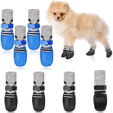 Weewooday dog boots waterproof-material protect paws on wet outdoor surfaces.