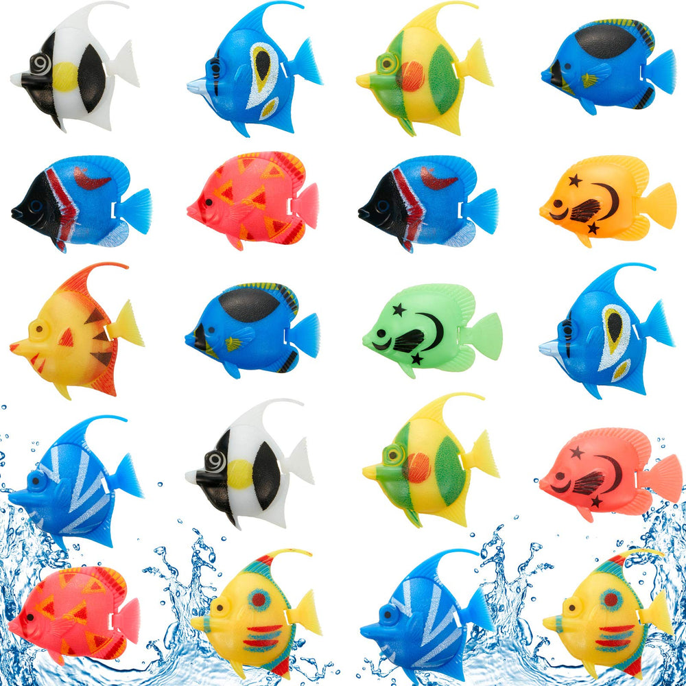 Weewooday floating fish ornament in a tank adds lifelike movement for vibrant aquarium decor.