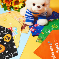 Weewooday large dog bandana with adjustable tie for secure fit.