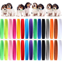 Weewooday puppy whelping collars pack in 15 colors for easy ID