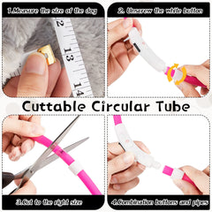 Weewooday USB rechargeable LED dog collar closeup shows easy charging.